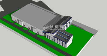 苏州工业厂房建筑模型设计
